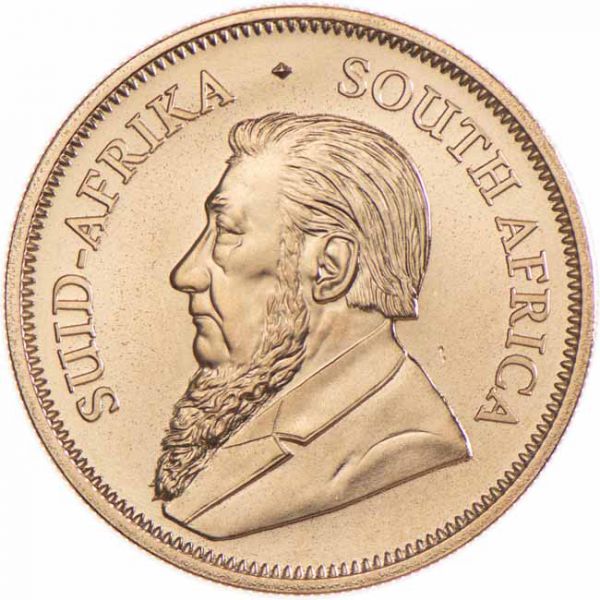 Sydafrikansk Krugerrand 1 oz Guldmønt - Vitus Guld Danmarks førende guldforhandler af guldmønter