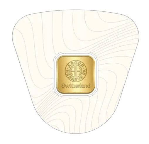 Argor guld disc 10 gr rent guld - køb guldbarrer online - 10 x 1 gr guldbarre - bedste guldpriser