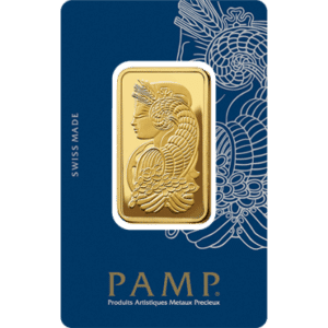 PAMP Fortuna Guldbarre 31,1 gr. 24 karat, 1 Oz nummereret guldbarre med QR-kode
