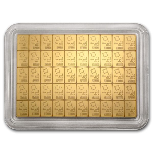 Valcambi Guld barre 50 gr combi guldbarre - Køb guldbarre og guldmønter hos Vitus Guld til bedste guldpris