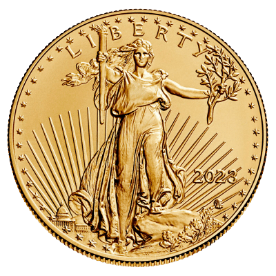 Halv Ounze Amerikansk guld eagle - guldmønter til bedste guldpris. Køb Guld online hos Vitus Guld