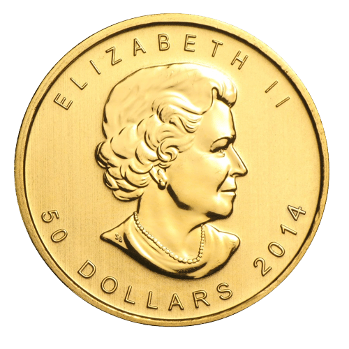 Canadian maple leaf 2014 - køb guldmønter hos Vitus Guld bedste guldpris