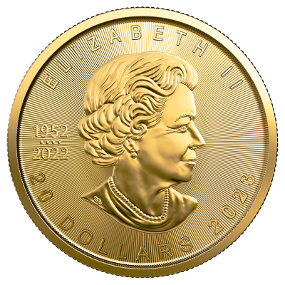 Canadian Maple Leaf Guldmønt 1/2 oz 999,9 ‰, 15,55 gr. 24 karat År 2023. Køb guldmønter år 2023 fra Vitus Guld - Danmarks Største guldhandler af guldmønter.