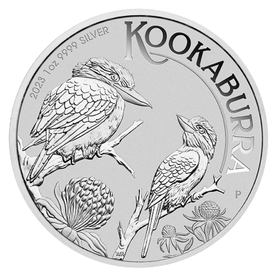 Kookaburra 1 Oz sølvmønt 2023. Køb investeringssølv til Danmarks bedste sølvpris hos Vitus Guld.