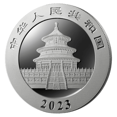 Kinesisk Sølv Panda år 2023 - køb sølvmønter hos Vitus Guld til markedets bedste sølvpris