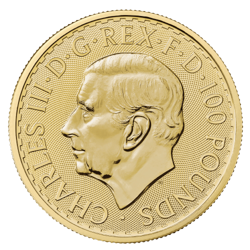 1 oz Britannia Guldmønt - første udgave med Kong Charles III - Køb guldmønter til bedste guldpris
