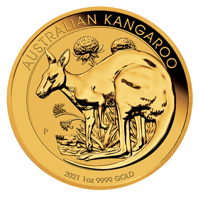 Australsk Kangaroo 1 Oz guldmønt 2021 - køb guldbarrer og guldmønter til bedste guldpriser i Danmark. Køb guld online i dag