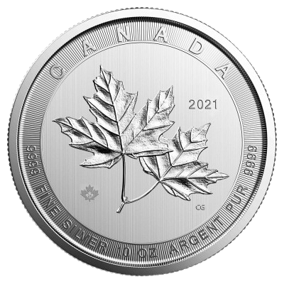 10 oz magnificent maple leaf 311 gr sølvmønt - køb sølvmønter til bedste sølvpriser
