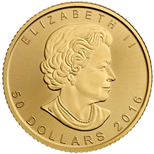 Canadian Maple Leaf Guldmønt 1 oz 999,9 ‰, 31,1 gr. 24 karat - køb guldmønter online i dag, til bedste guldpris i Danmark