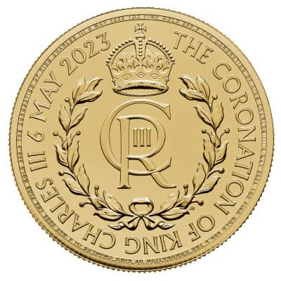 1 oz guldmønt - kroningen af Kong Charles III - 31,1 gr finguld - køb guldmønter til bedste guldpriser online