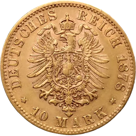 10 Tyske Mark Kejser Wilhelm I guldmønt - køb guldmønter til bedste guldpris i Danmark