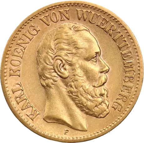 10 Tyske Mark Kejser Wilhelm I guldmønt - køb guldmønter til bedste guldpriser i Danmark
