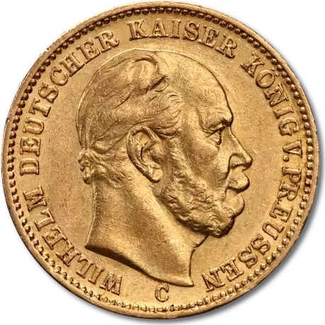 20 mark gulmønt Wilhelm I - Preussiske guldmønter til bedste guldpris