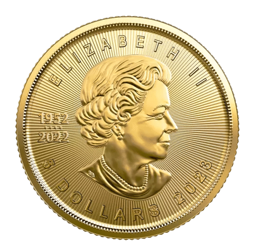 3,11035 gr canadian Maple leaf - tiende del oz - køb guldmønter online til bedste guldpris