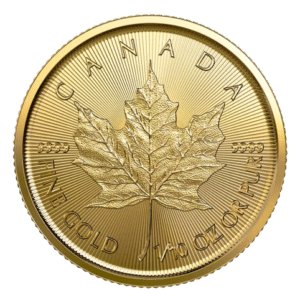3,11035 gr canadian Maple leaf - tiende del oz - køb guldmønter online til bedste guldpriser