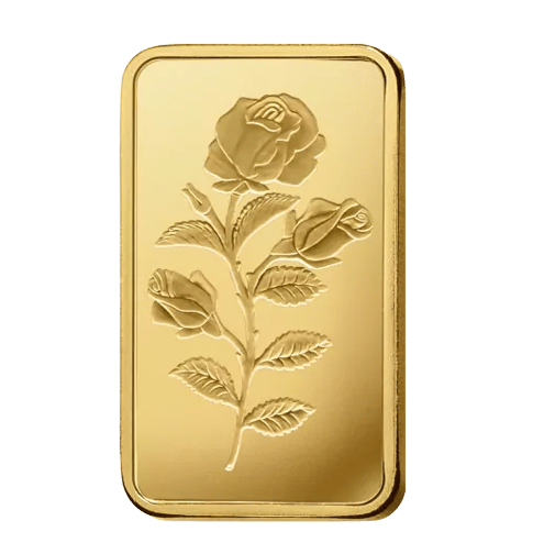 PAME ROSE guldbarre 31,1 gr - 1 oz guldbarre - køb guldbarre til bedste guldpriser