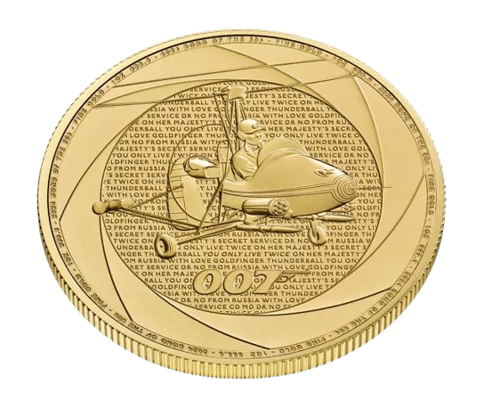 Bond of the 1960s Guldmønt -1 oz 999,9 ‰, 31,1 gr. 24 karat År 2024 - køb guldmønter til den bedste guldpris