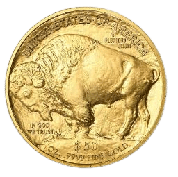 Cirkuleret - American Buffalo 1 oz 999,9 ‰, 31,1 gr. 24 karat - År 2022