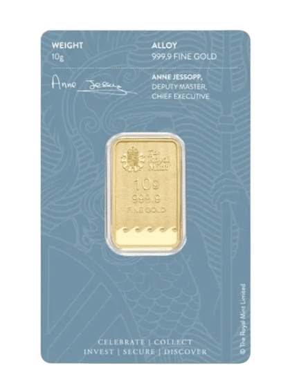 10 gram Britannia Guldbarre - Køb guld online til bedste guldpris i DK