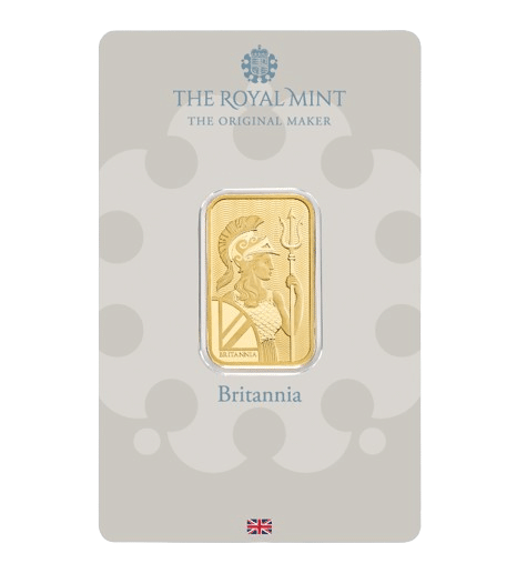 10 gram Britannia Guldbarre - Køb guld online til bedste guldpriser i DK