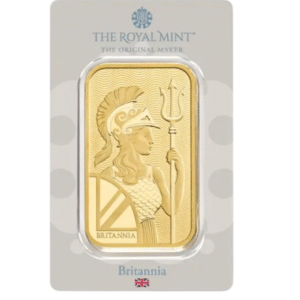100 gram Britannia Guldbarre - køb guldbarre til bedste guldpriser nu