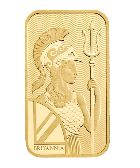 50 gram Britannia guldbarre fra UK - Køb guldbarrer online til bedste guldpriser i dag