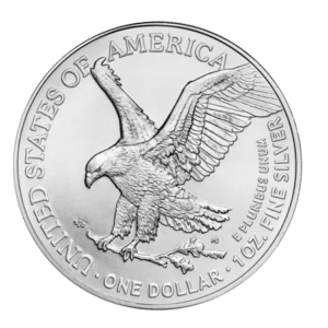 American Silver Eagle 1 oz sølvmønt - køb dit sølv online hos Vitus Guld til de bedste priser i Danmark.
