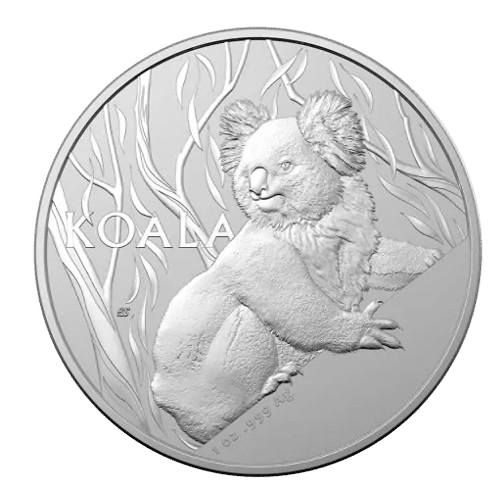 Koala sølvmønt år 2024 - 1 oz - 31,1 gr sølvmønt - køb online til bedste sølvpriser