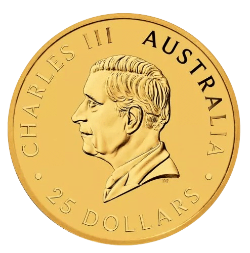 Kangaroo guldmønt fjerdedel oz - 7,775 gr rent guld - køb guldmønter online til bedste guldpris