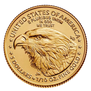 Gold Eagle Guldmønt 2023 1-10 oz. Køb dine guldmønter online hos Vitus Guld til danmarks bedste guldpriser.