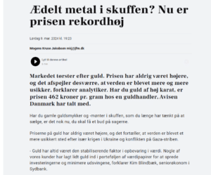 avisen danmark vitus guld guldpriser