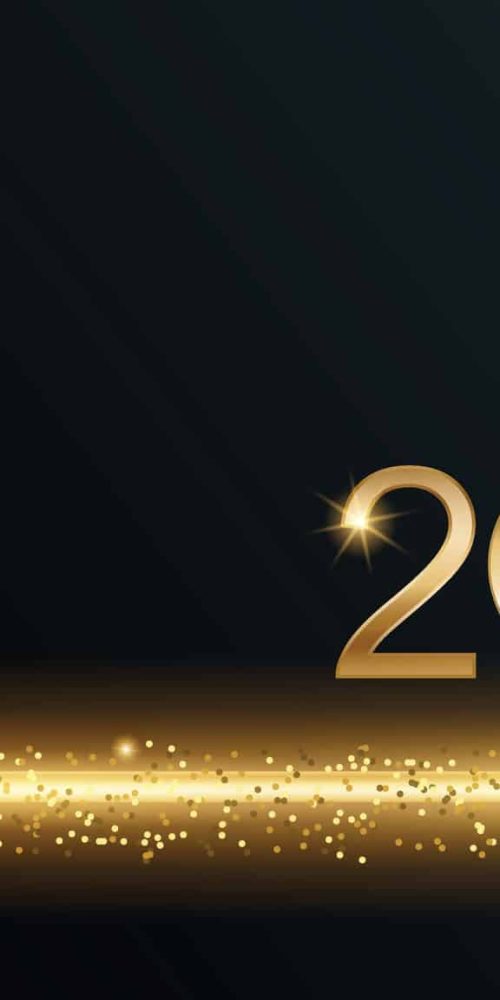 2024-glittering-new-year-card-festive-sparkling-gold-background-horizontal-banner-vector
