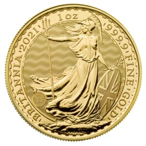 Guld brittania 2021 - guldmønt 1 oz finguld 31,1 gr - køb guld hos Vitus Guld Danmarks Førende guldhandler