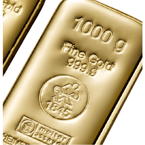 1000 gr. guldbarre Heimerle Meule - Køb guld og sølv hos Vitus Guld bedste guldpris