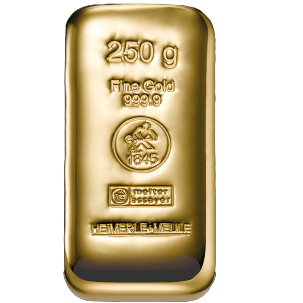 250 gr. guldbarre fra Vitus Guld - Køb guld og sølv til bedste guldpris