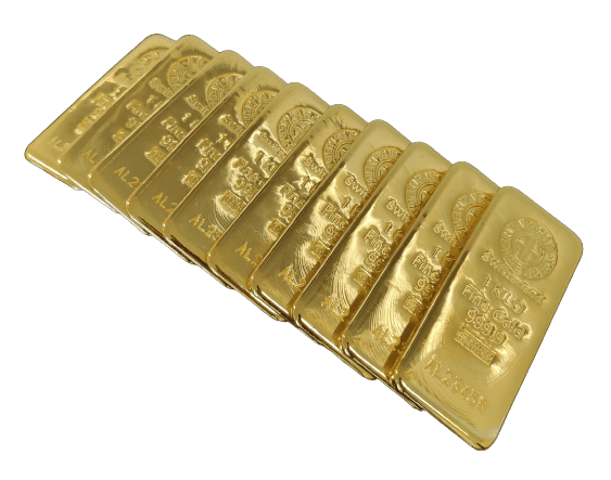 Argor Heraeus 1 kg. guldbarrer - 1000 gr guldbarrer - køb guld hos Vitus Guld til Danmarks bedste guldpris