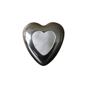 50 gr hjerte sølvbarre fra Heimerle Meule - køb din sølvbarre hos Vitus Guld - markedets bedste sølvpriser