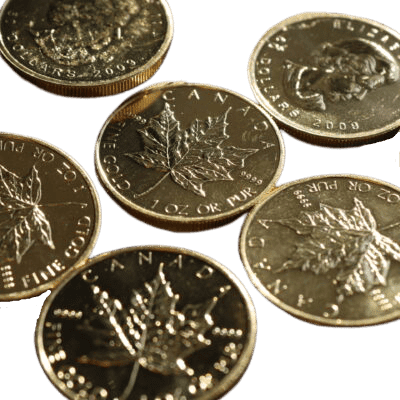 Canadian maple leaf 1 oz Tidlige årgange - Køb guldmønter hos Vitus Guld
