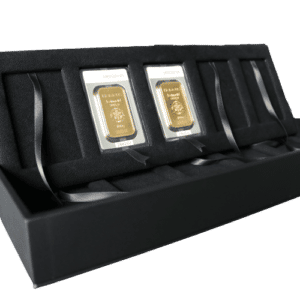 Guldbarre æske til 10 stk. Guldbarrer - Special designet af Vitus Guld - Opbevaring af guldbarrer