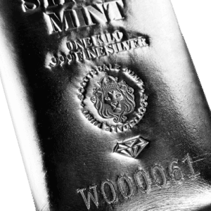 1000 gram Wall street Scottsdale Mint - Køb sølv og sølvbarrer hos Vitus Guld i dag