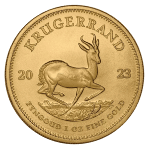 1 oz Krugerrand guldmønt - 31,1 gr Finguld - Køb dine Sydafrikanske Krugerrand Guldmønter til bedste guldpris