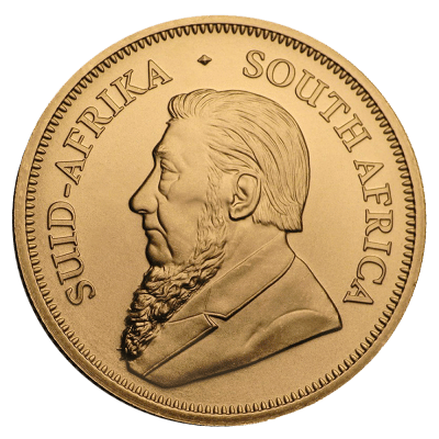 Halv ounce Krugerrand - 15,55 gr Finguld - Køb dine Sydafrikanske Krugerrand Guldmønter til bedste guldpriser
