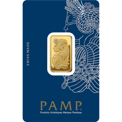 10 gr. PAMP guldbarre fra Schweiz - Køb guldbarrer til bedste guldpriser samt guldmønter til bedste guldpris