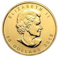 Canadian maple leaf 1 oz guld - 31,1 gr guldmønt. Køb guld hos Vitus - bedste guldpriser i danmark