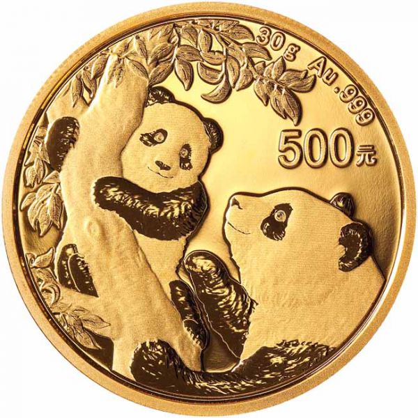 Kinesisk Guldmønt 30 gr finguld - Vitus Guld - Danmarks Førende guldforhandler af guldmønter