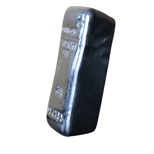 Umicore 250 gram sølvbarre - Køb sølv som investering hos Vitus Guld til markedets bedste sølvpris