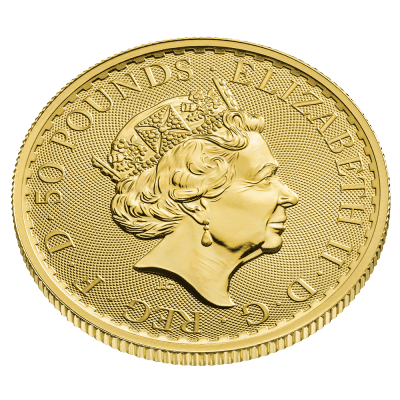 Britannia Guldmønt 1/2 oz 999,9 ‰, 15,55 gr. 24 karat År 2022 - køb guldbarrer og guldmønter til bedste guldpriser i Danmark. Køb guld online i dag