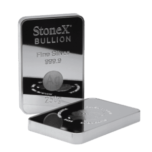 250 gram STONEX sølvbarre - Køb sølv online Vitus Guld - bedste sølvpriser i landet
