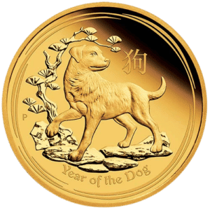 Year of the Dog 2018 1 Oz guldmønt - køb guldbarrer og guldmønter til bedste guldpriser i Danmark. Køb guld online i dag