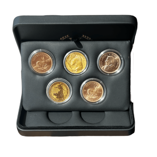Guldmønt æske - opbevaring af guldmønter - køb guldmønter hos Vitus Guld til bedste guldpris i dag